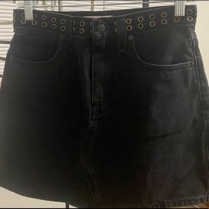 Madewell denim A-Line skirt